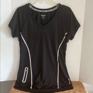 Reebok Black Fitted Short Sleeve Tee